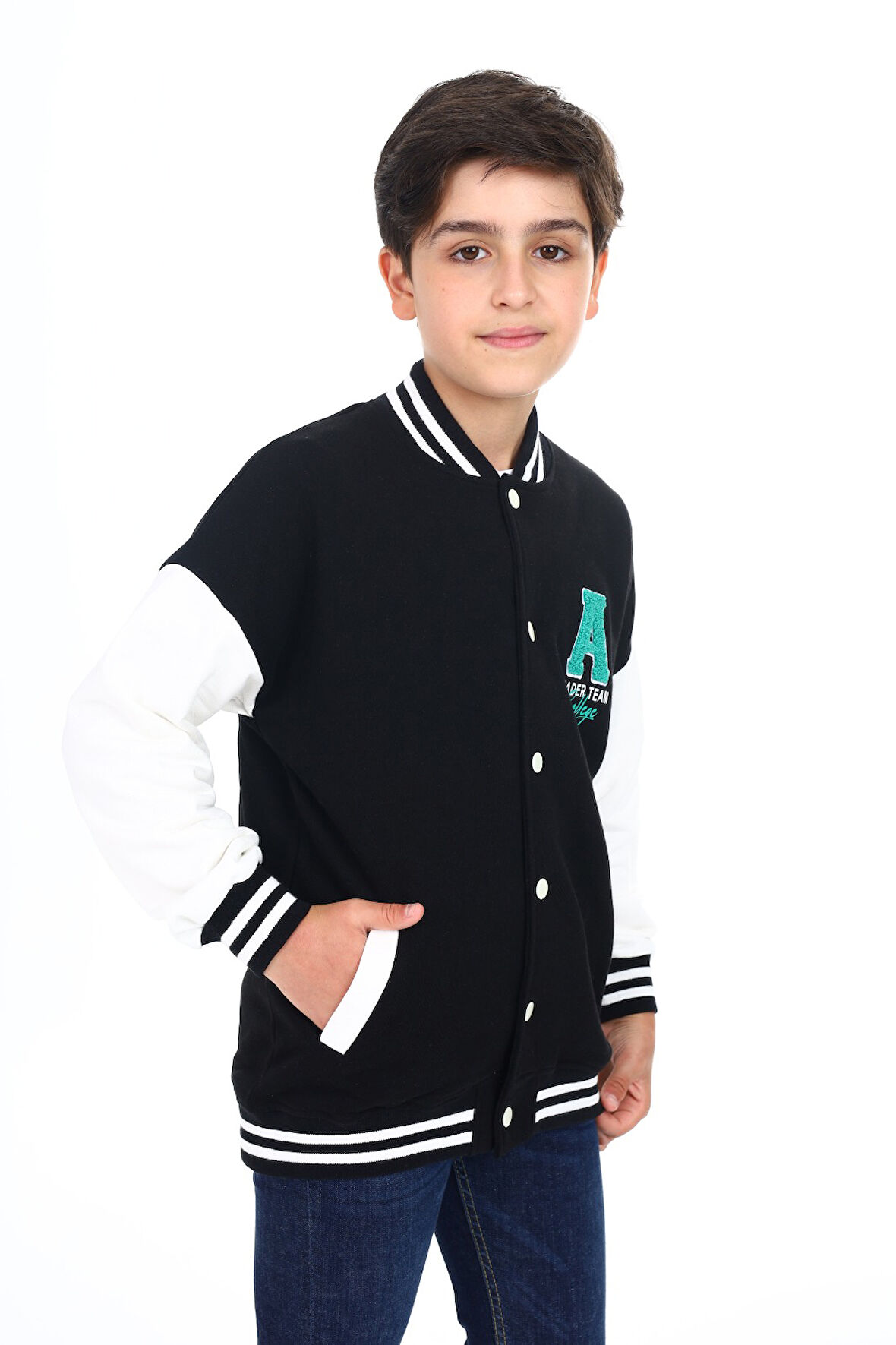 Toontoy Erkek Çocuk Baskılı Kolej Hırka