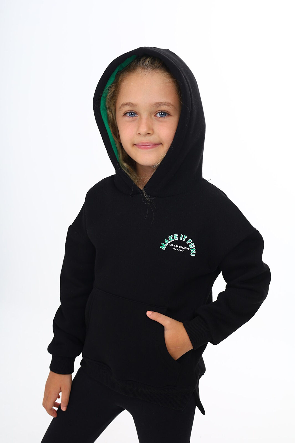 Toontoy Kız Çocuk Baskılı Sweatshirt
