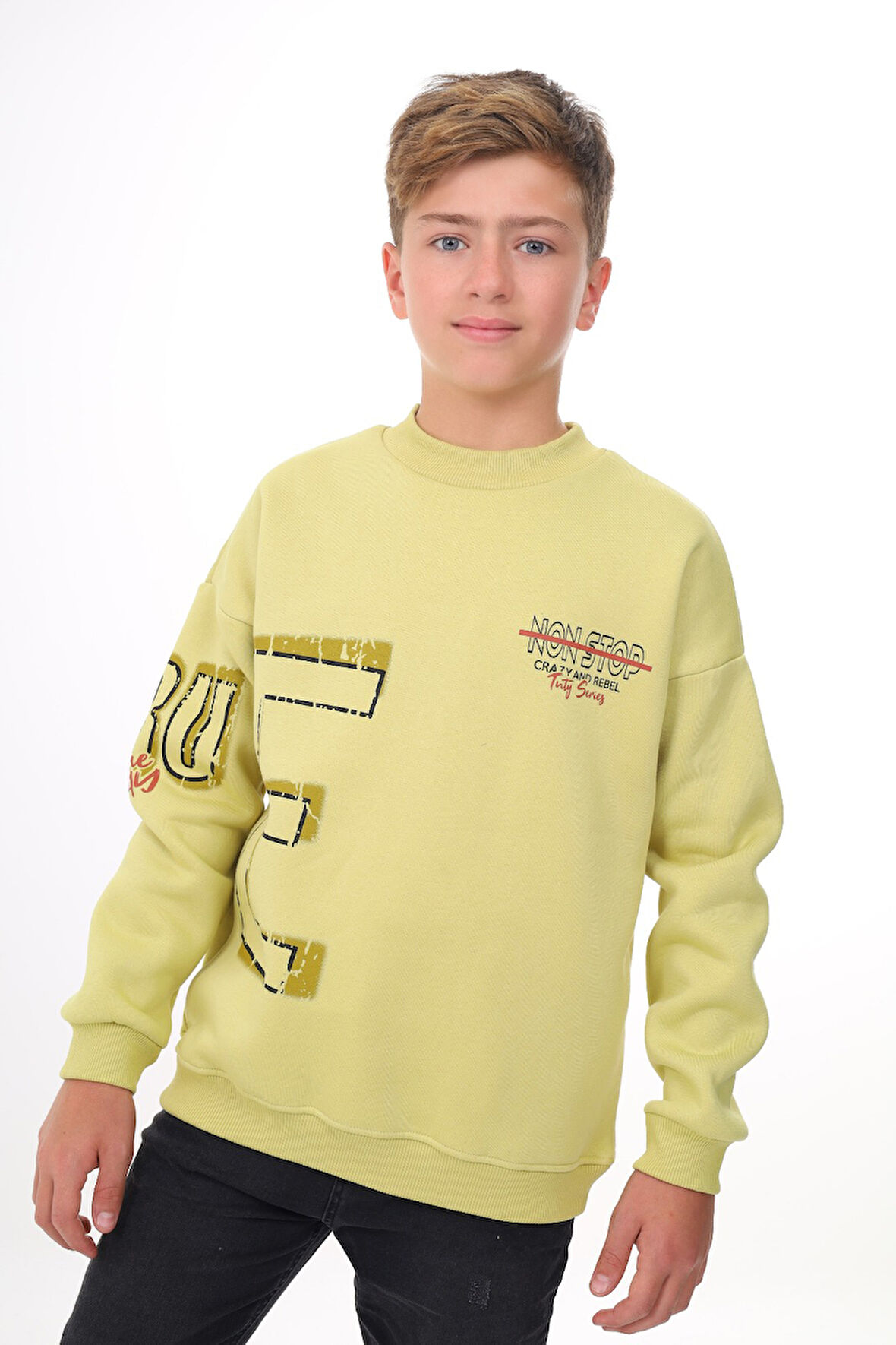 Toontoy Erkek Çocuk Baskılı Sweatshirt