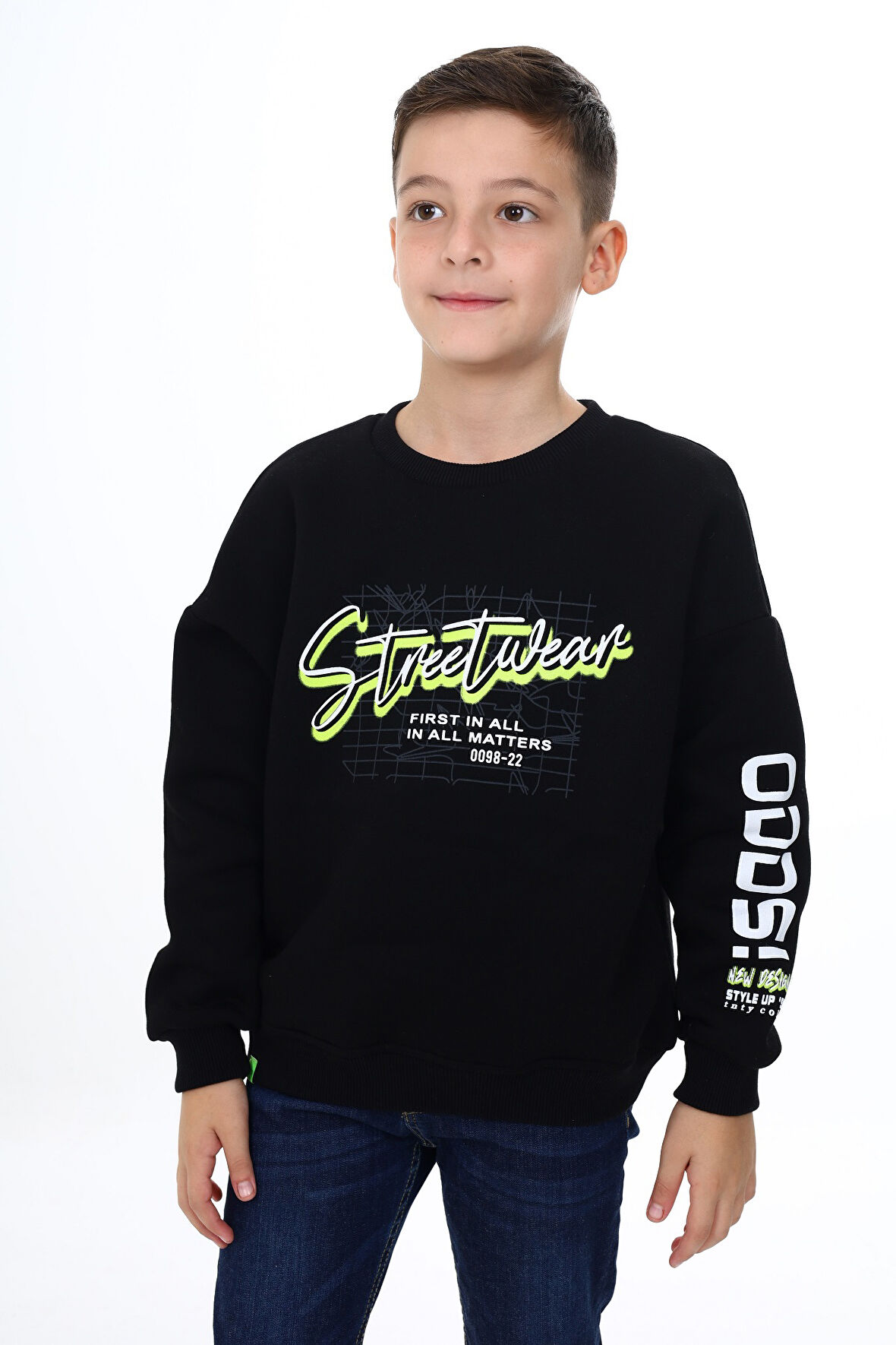 Toontoy Erkek Çocuk Baskılı Sweatshirt