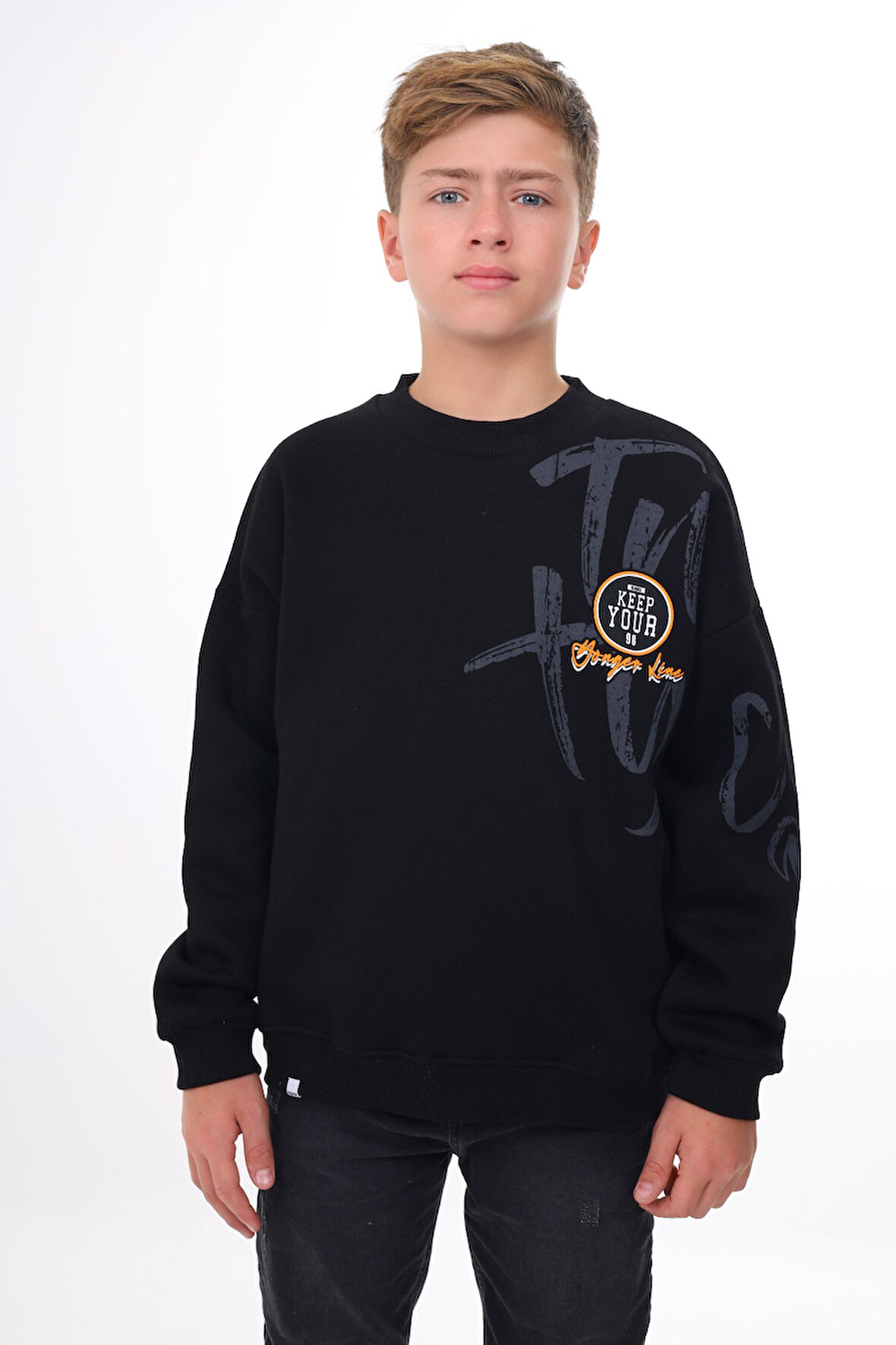 Toontoy Erkek Çocuk Baskılı Sweatshirt