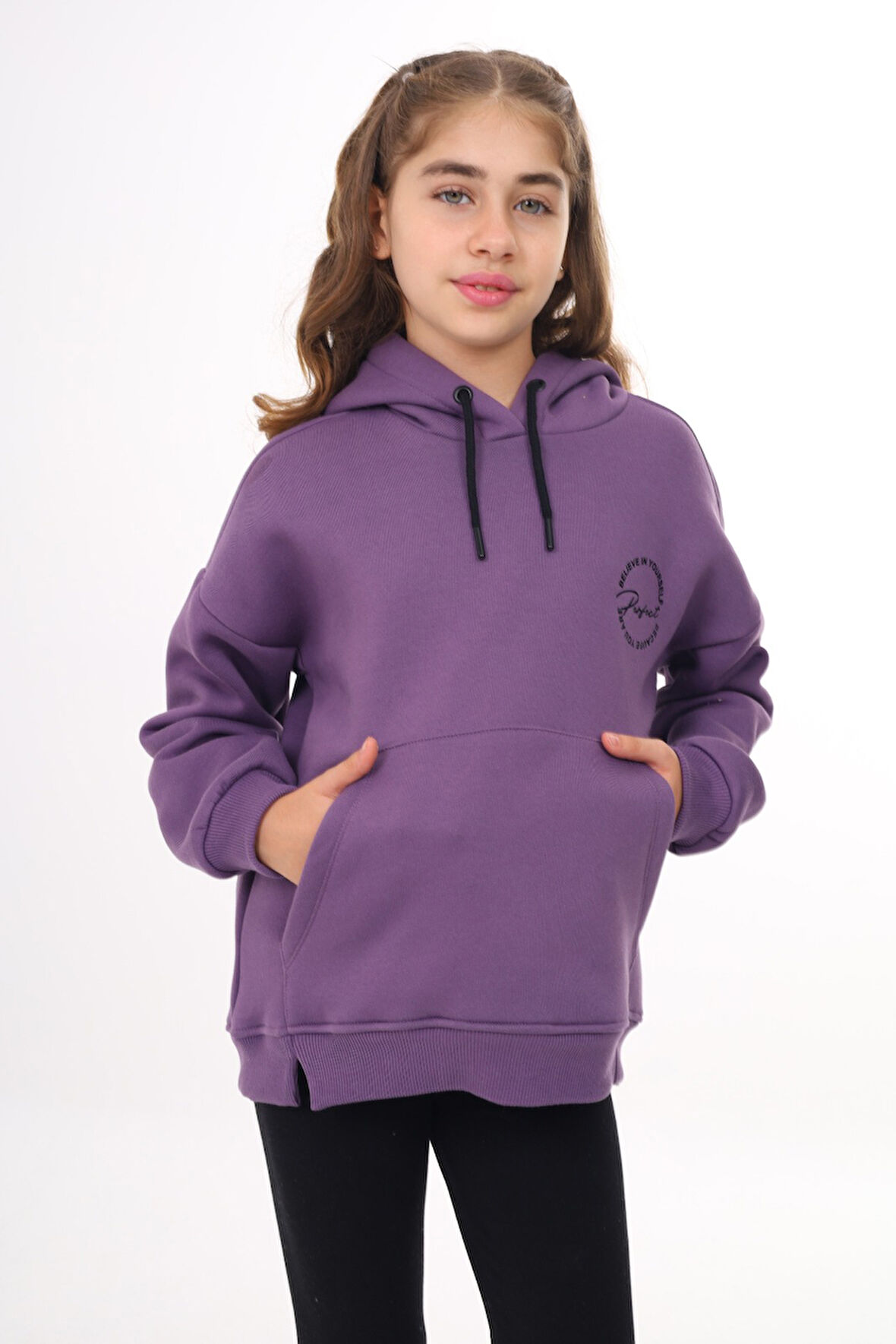 Toontoy Kız Çocuk Baskılı Sweatshirt