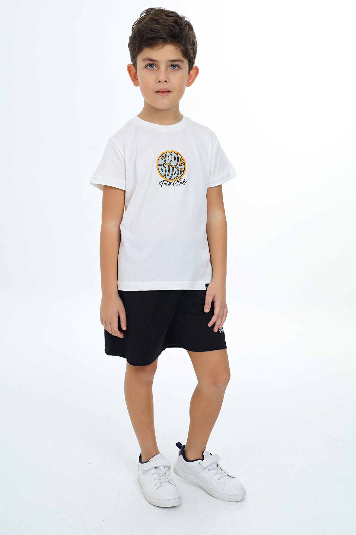 Toontoy Erkek Çocuk Baskılı Şortlu Takım