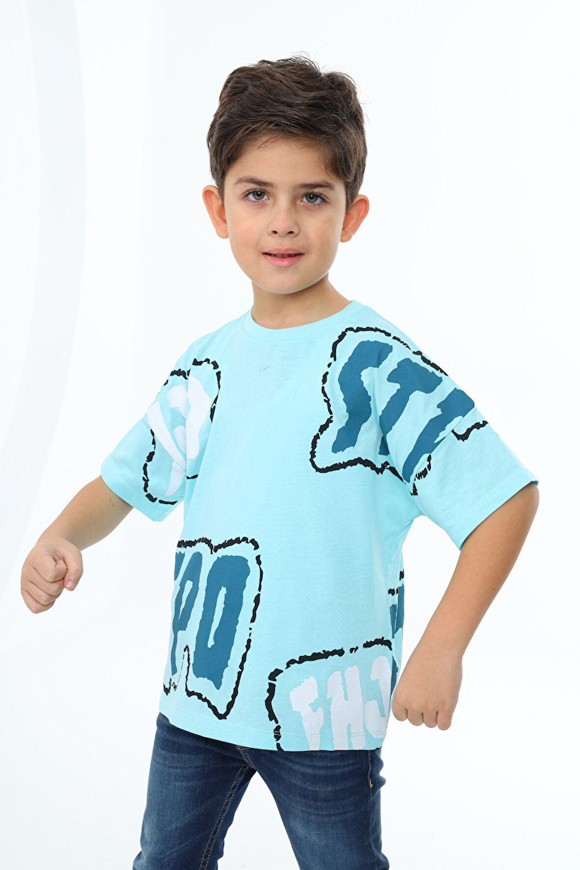 Toontoy Erkek Çocuk Baskılı Tişört