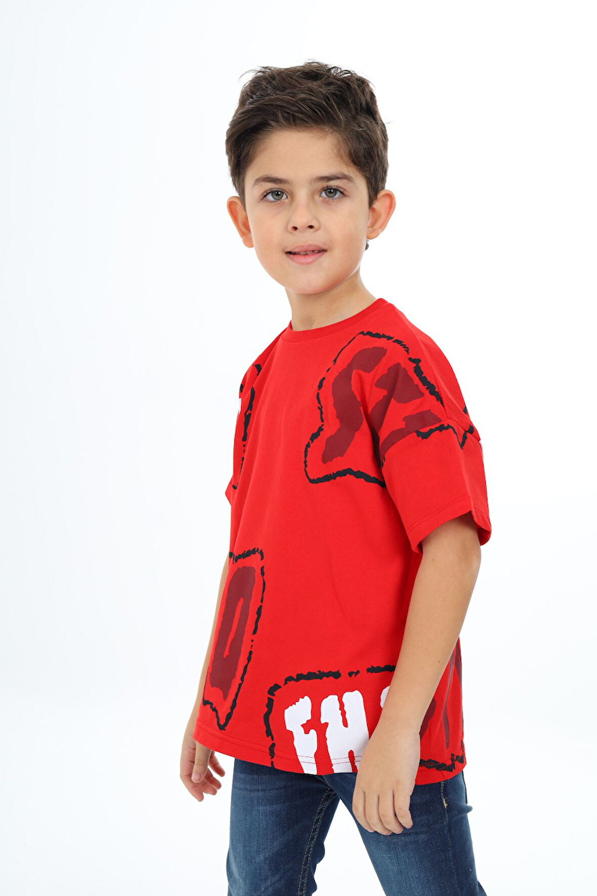 Toontoy Erkek Çocuk Baskılı Tişört