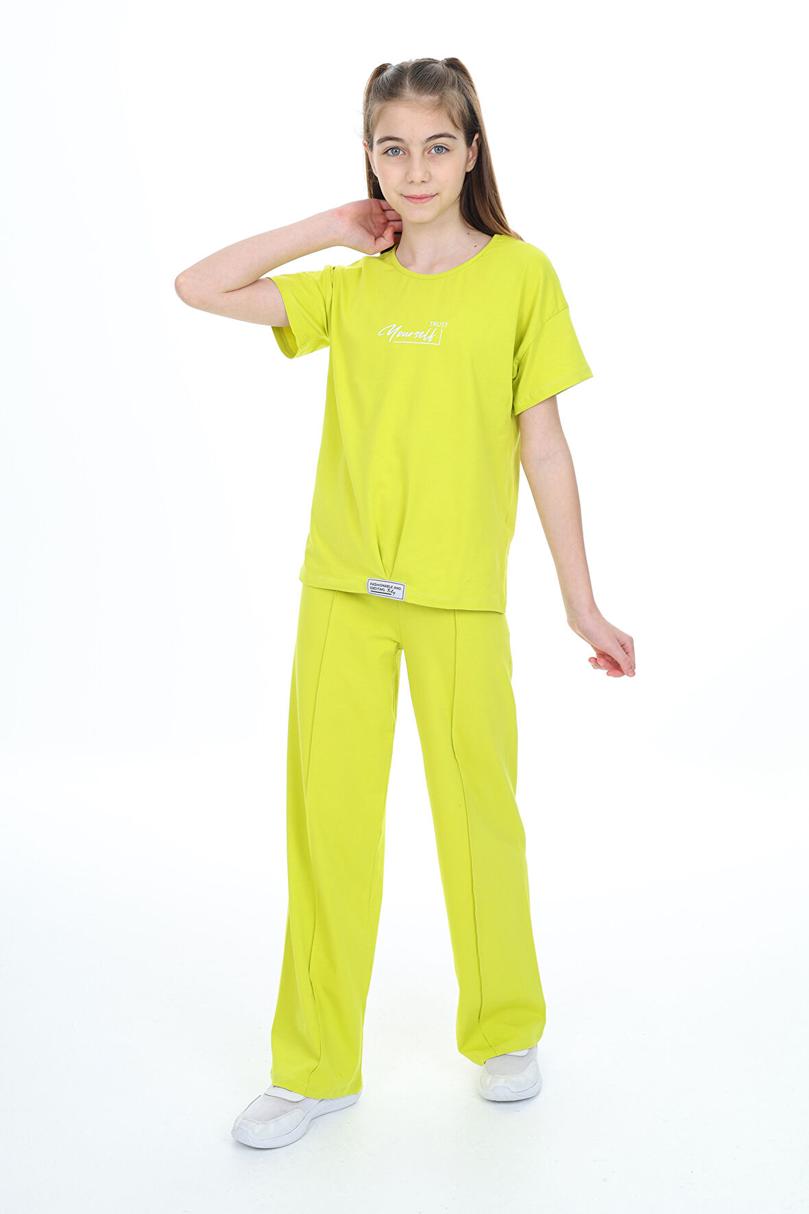 Toontoy Kız Çocuk Baskılı Eşofman Takım