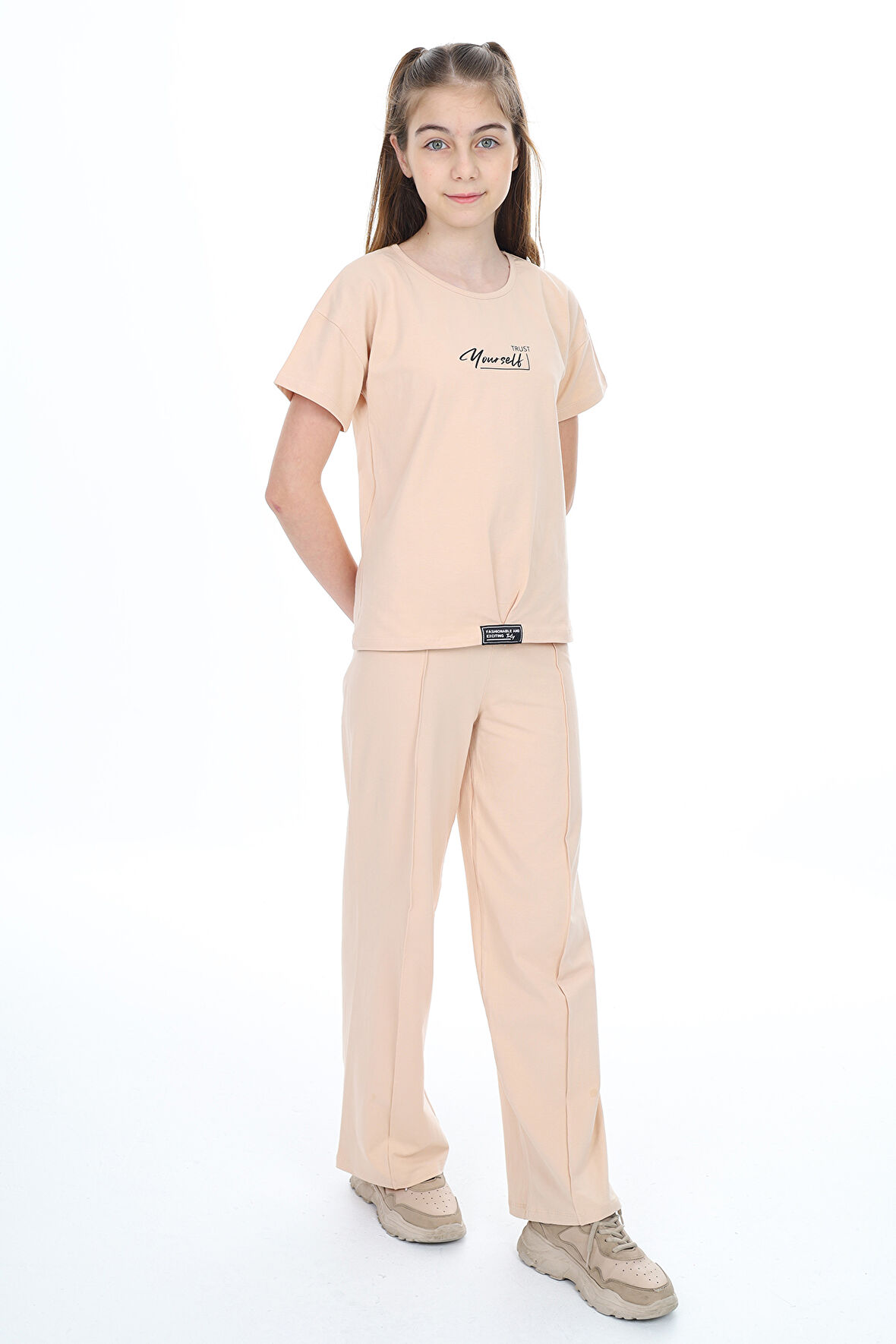 Toontoy Kız Çocuk Baskılı Eşofman Takım