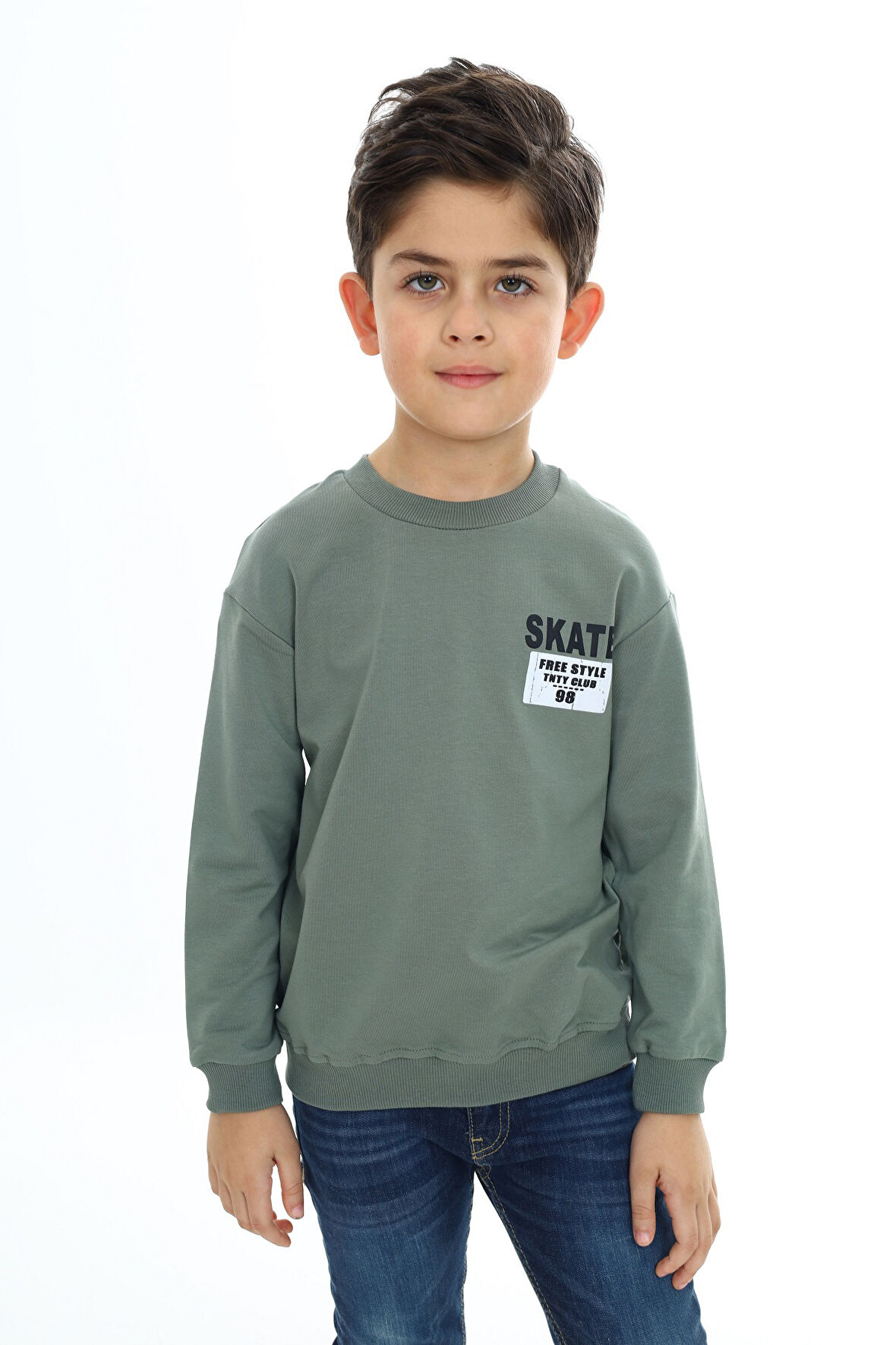 Toontoy Erkek Çocuk Baskılı Sweatshirt