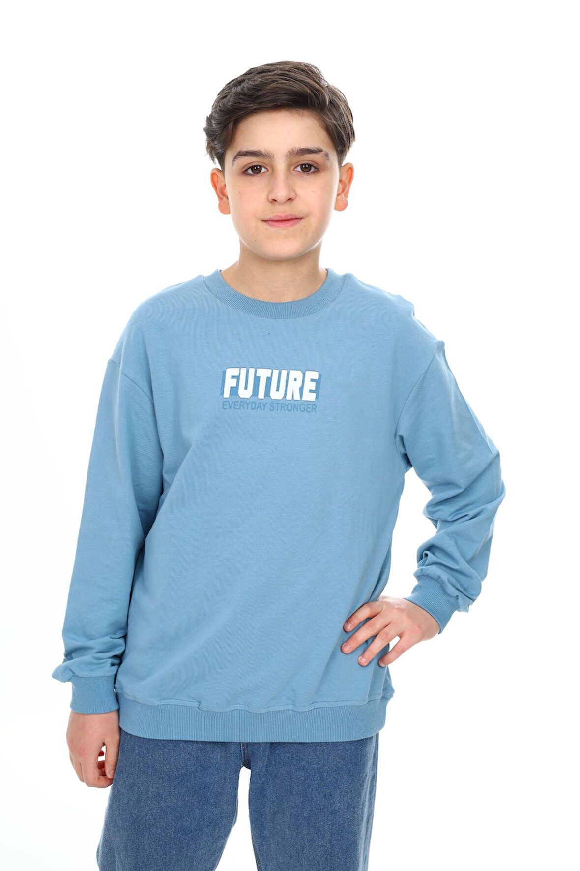 Toontoy Erkek Çocuk Baskılı Sweatshirt