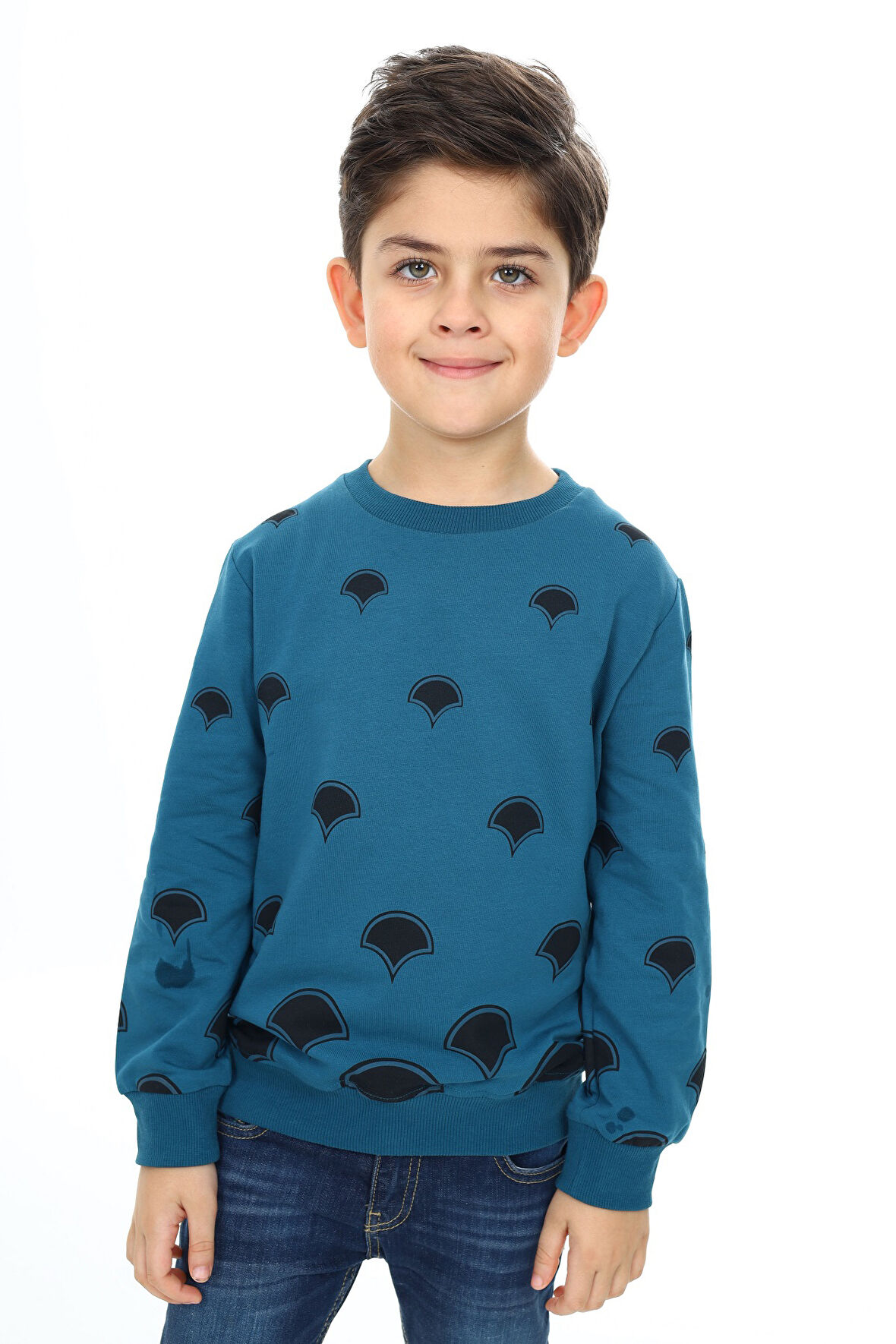 Toontoy Erkek Çocuk Baskılı Sweatshirt