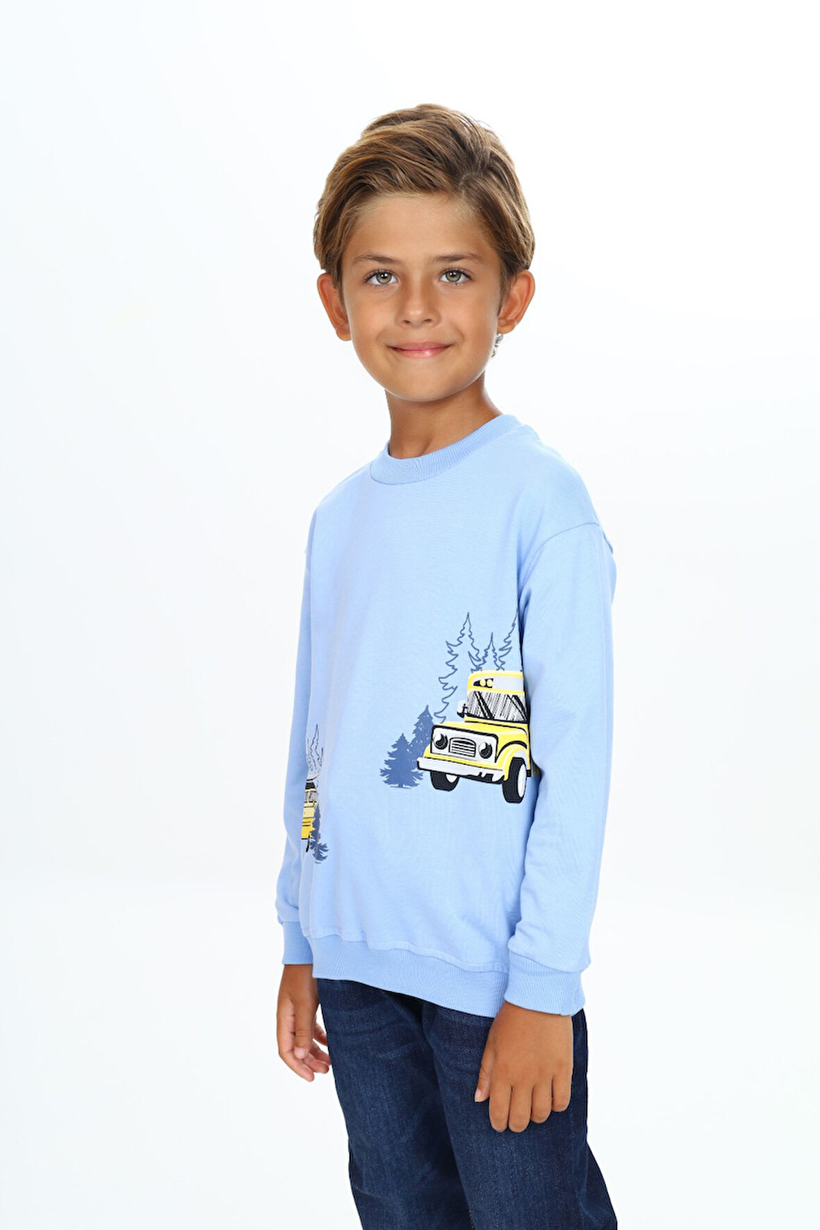 Toontoy Erkek Çocuk Baskılı Sweatshirt