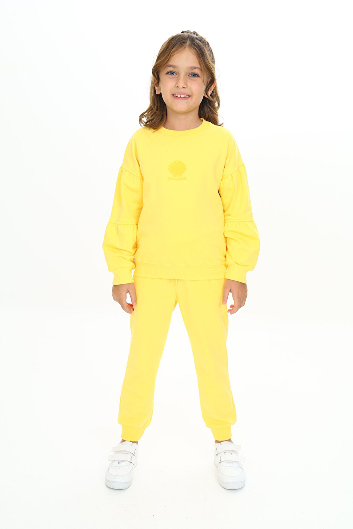 Toontoy Kız Çocuk Nakışlı Eşofman Takım