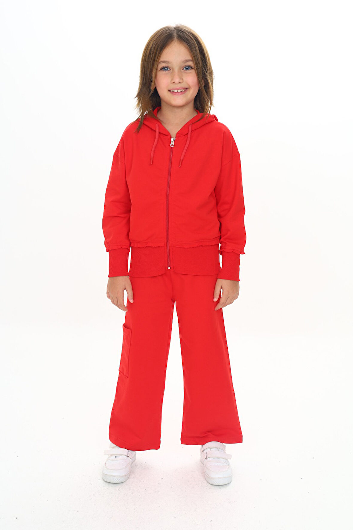 Toontoy Kız Çocuk Kapüşonlu Eşofman Takım