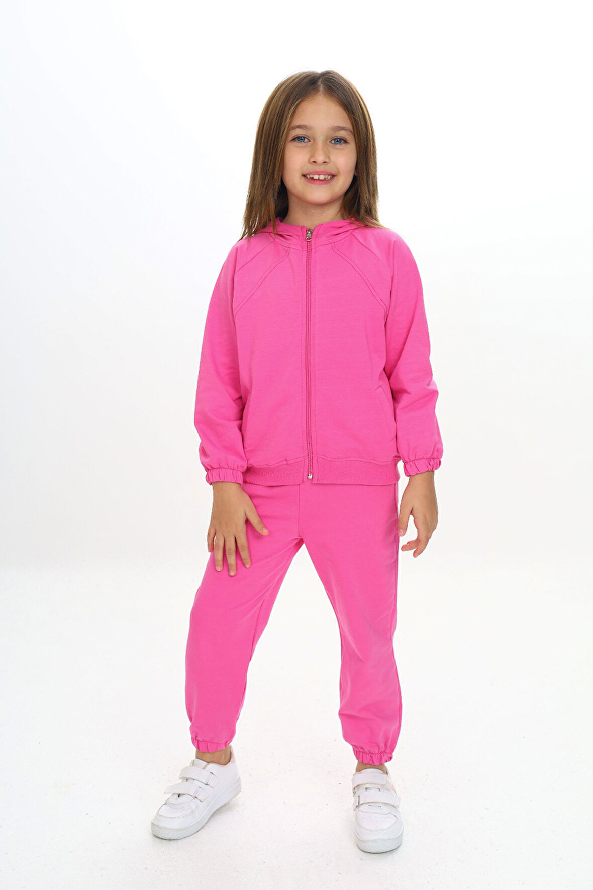 Toontoy Kız Çocuk Kapüşonlu Eşofman Takım