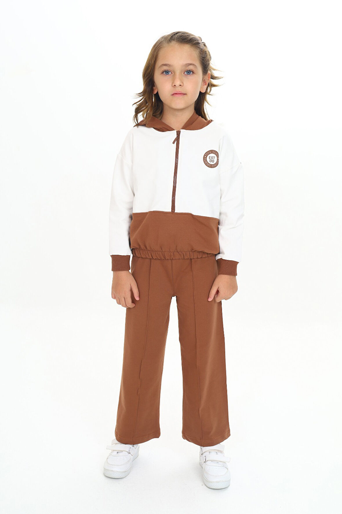 Toontoy Kız Çocuk Kapüşonlu Eşofman Takım