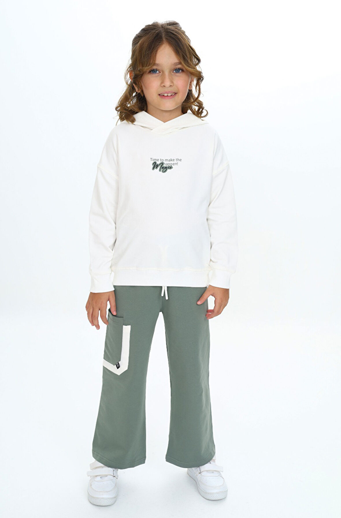 Toontoy Kız Çocuk Kapüşonlu Eşofman Takım