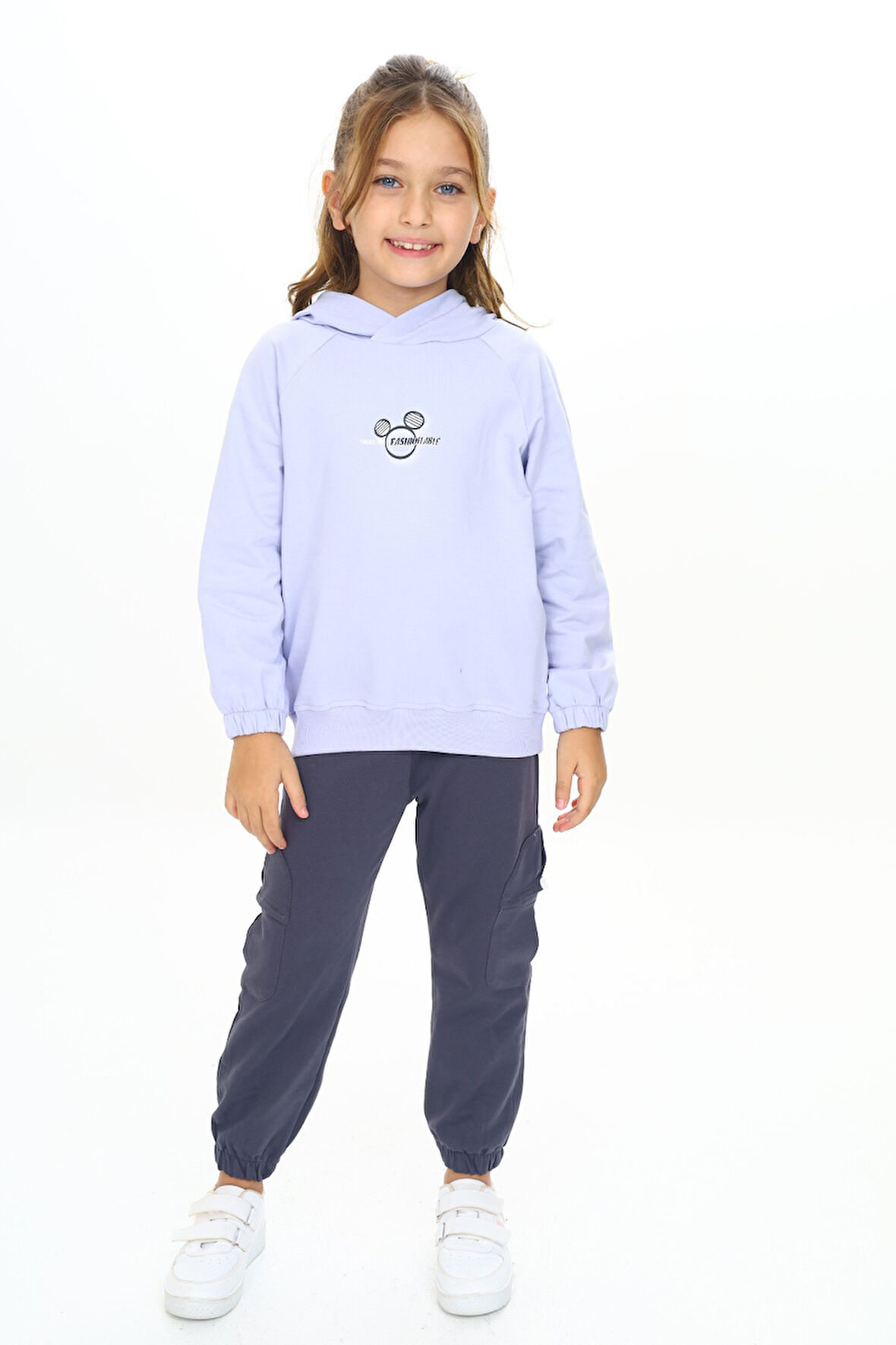 Toontoy Kız Çocuk Kapüşonlu Eşofman Takım