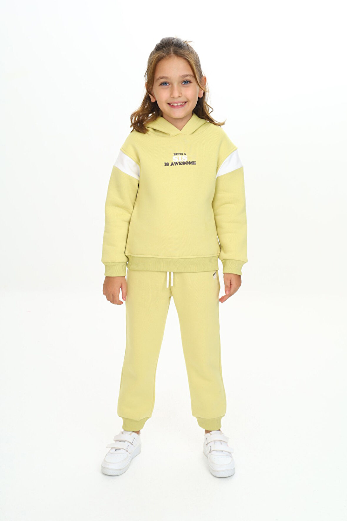 Toontoy Kız Çocuk Kapüşonlu Eşofman Takım