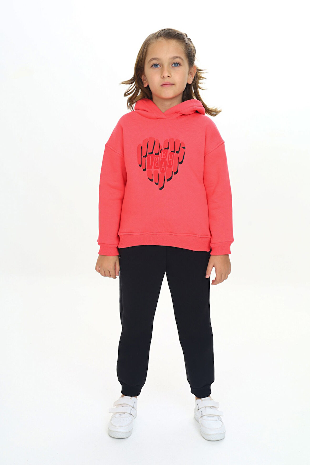 Toontoy Kız Çocuk Kapüşonlu Eşofman Takım