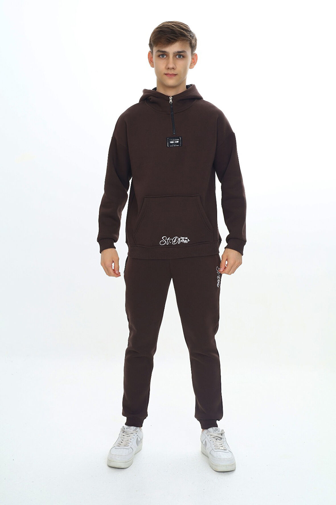 Toontoy Erkek Çocuk Kapüşonlu Eşofman Takım