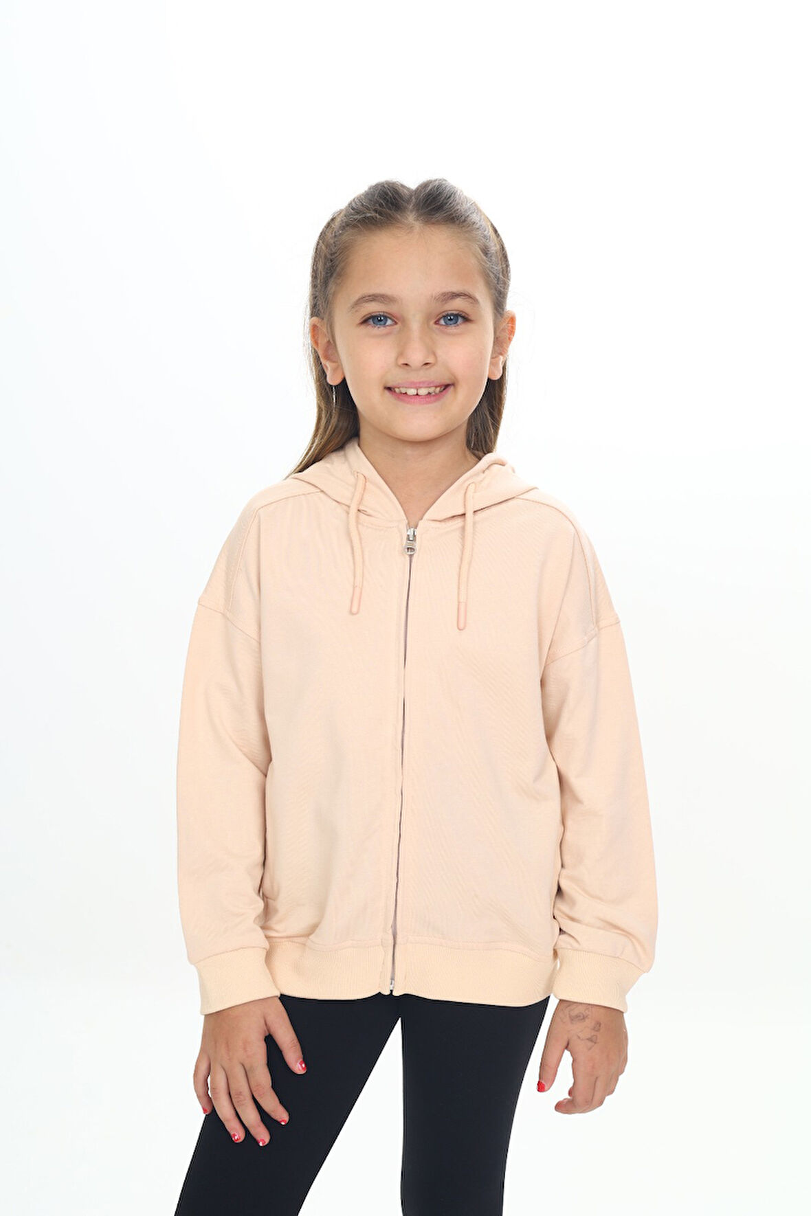 Toontoy Kız Çocuk Kapüşonlu Hırka