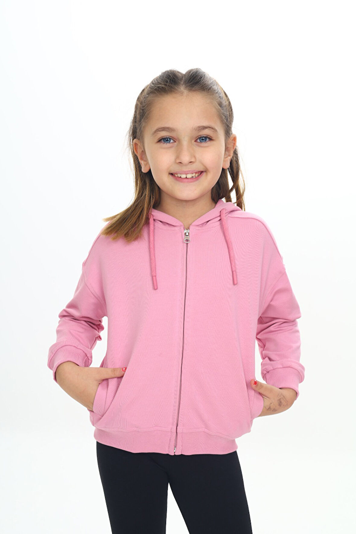 Toontoy Kız Çocuk Kapüşonlu Hırka