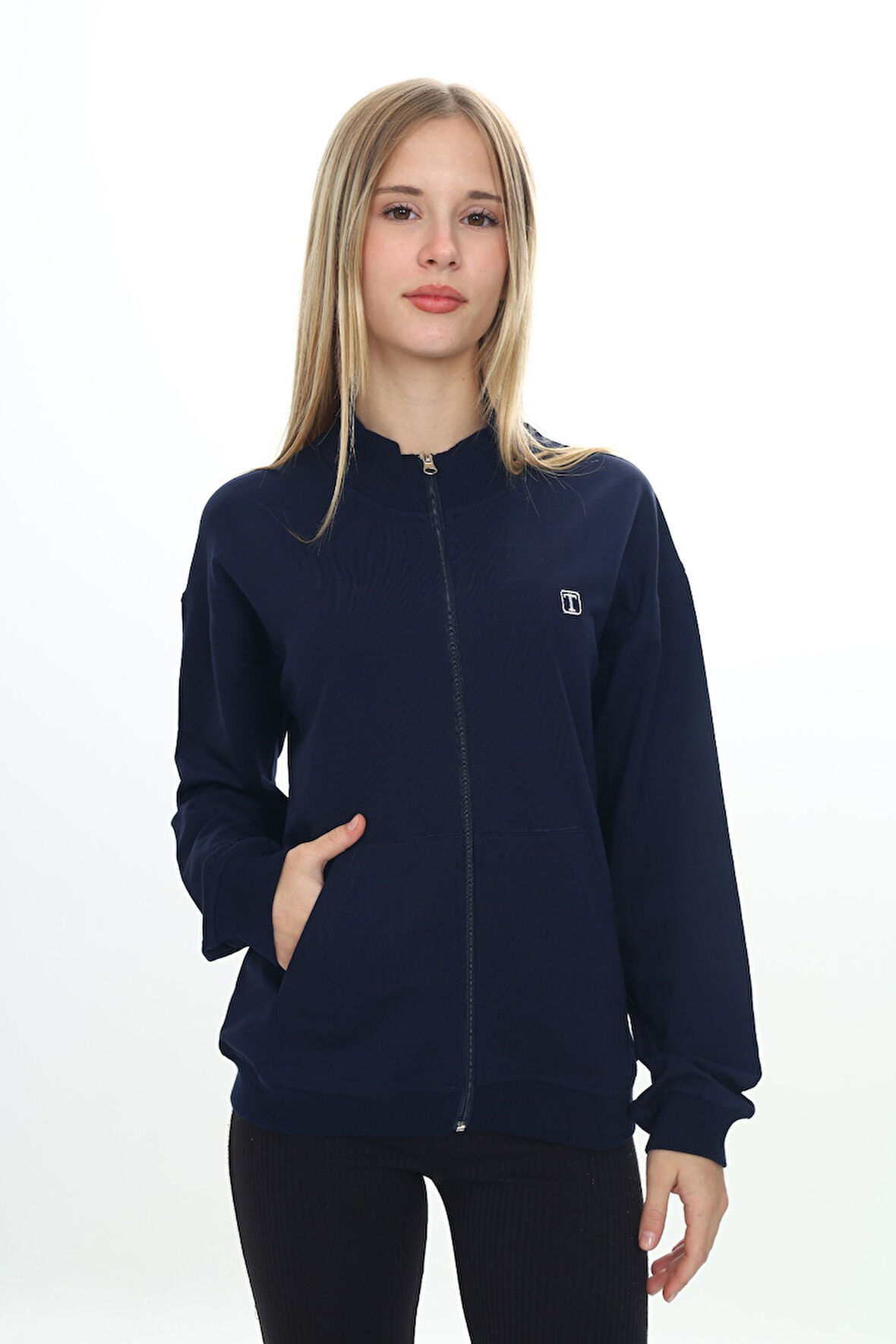 Toontoy Kız Çocuk Nakışlı Hırka