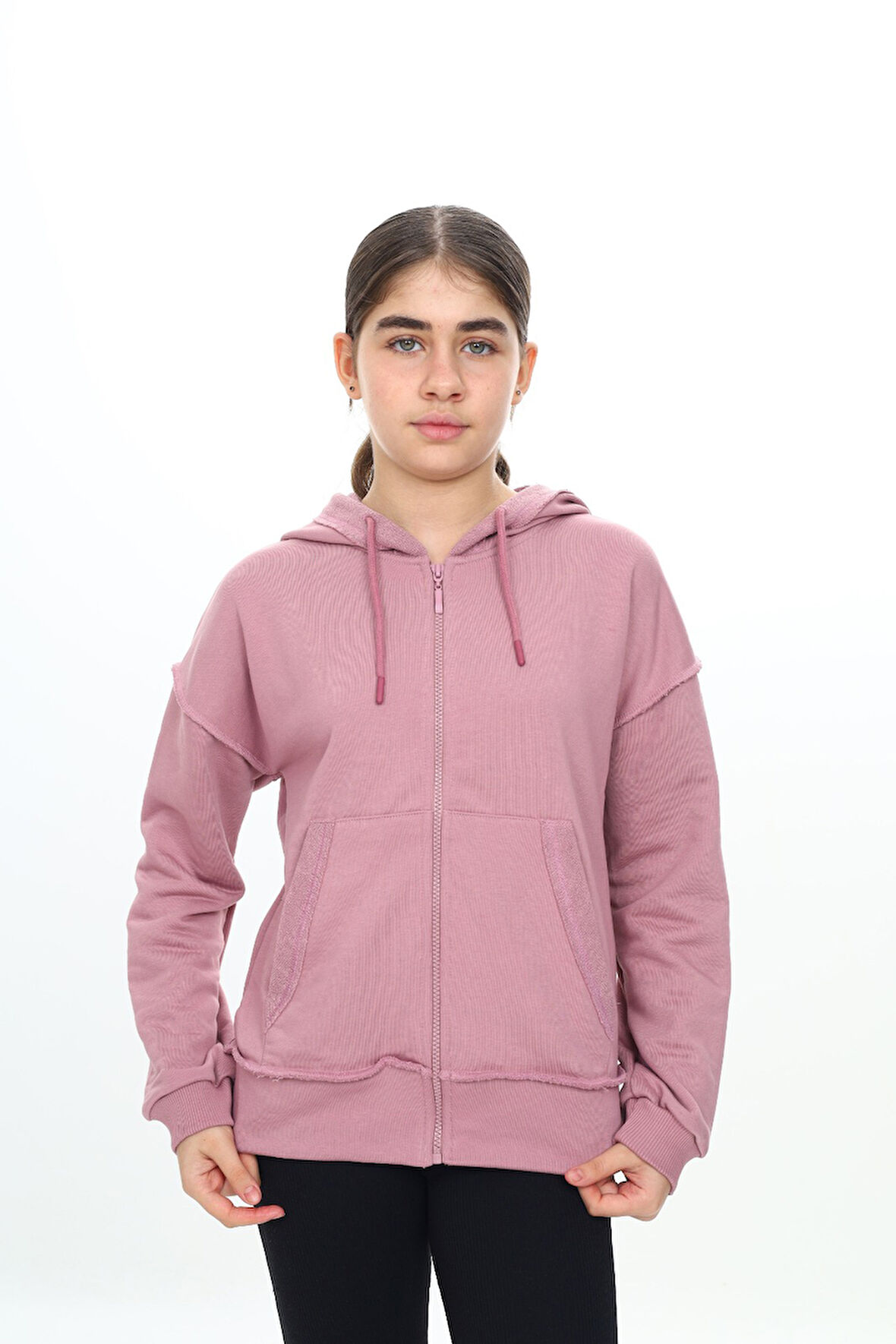 Toontoy Kız Çocuk Kapüşonlu Hırka