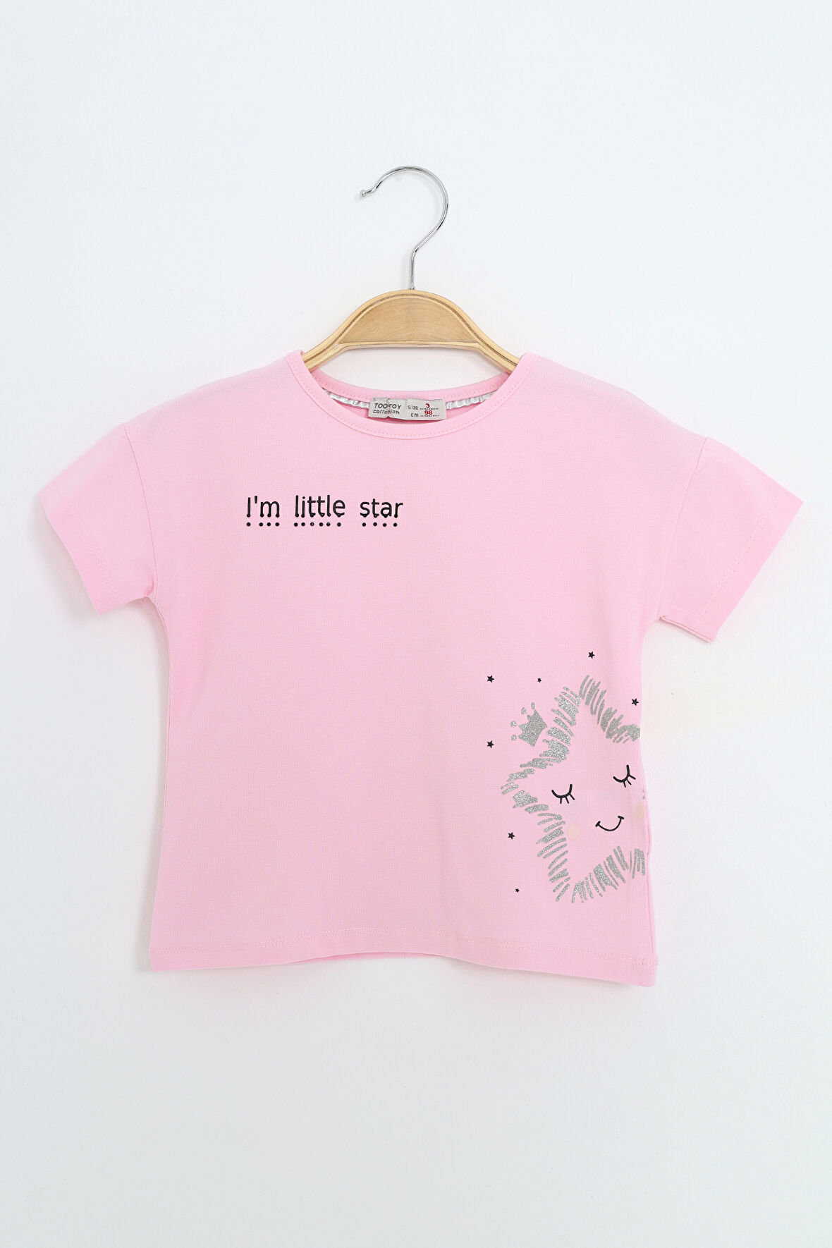 Toontoy Kız Çocuk Baskılı Tişört