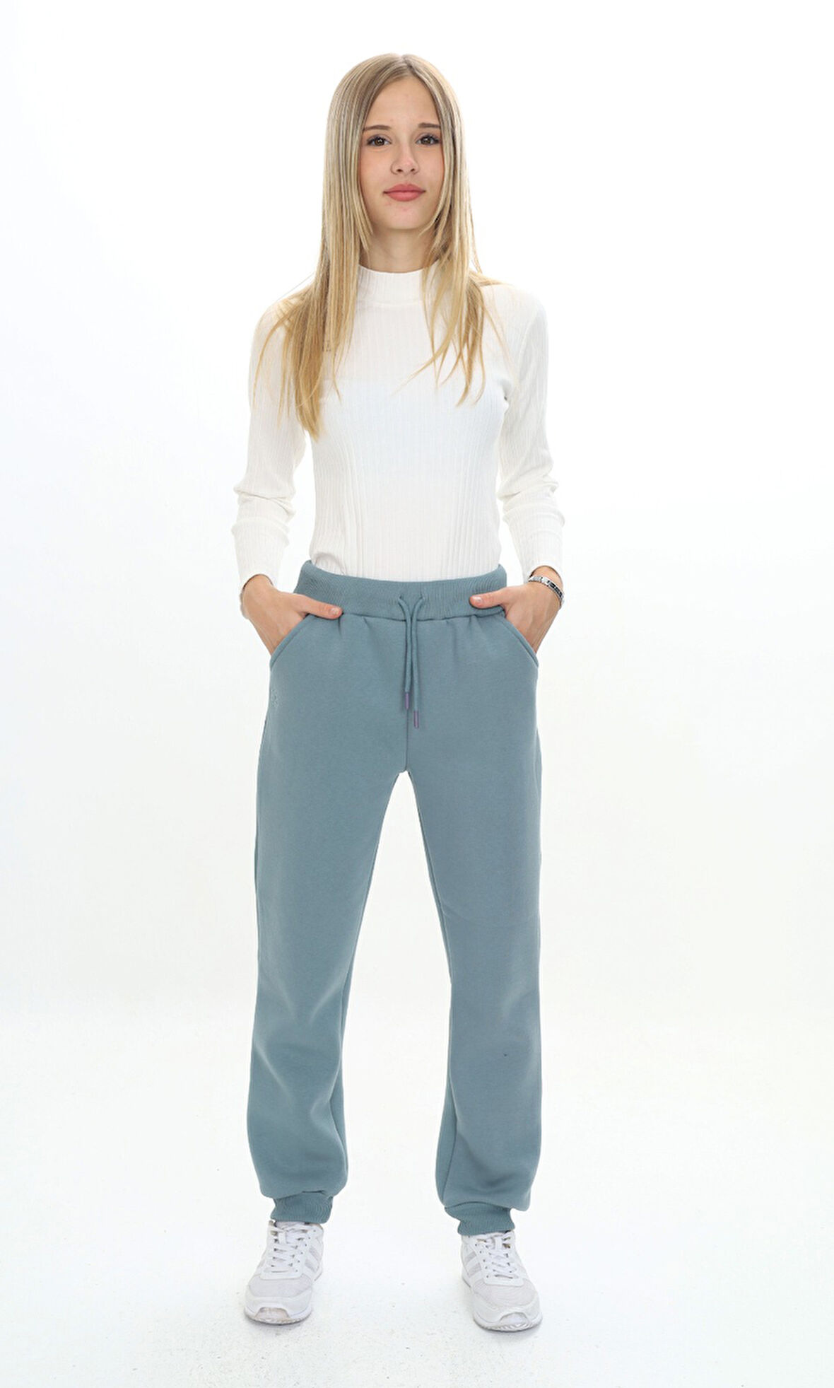 Toontoy Kız Çocuk Nakışlı Eşofman Alt