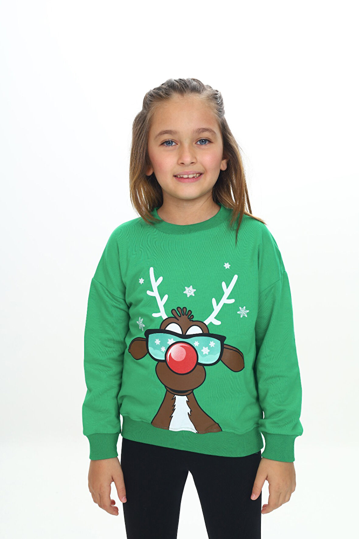 Toontoy Kız Çocuk Baskılı Sweatshirt