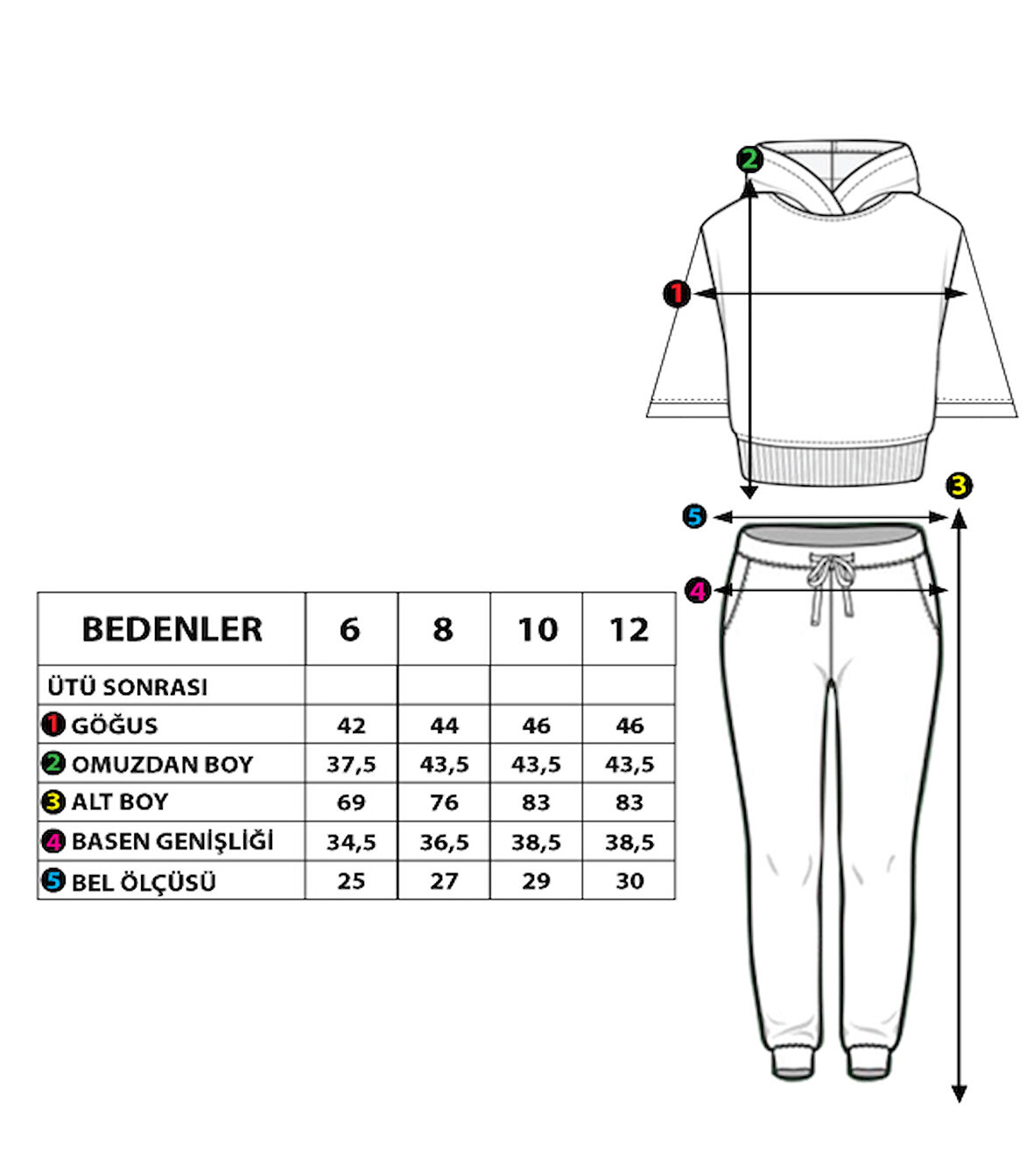 Toontoy Kız Çocuk Reflektörlü Yıldız Baskılı Eşofman Takımı