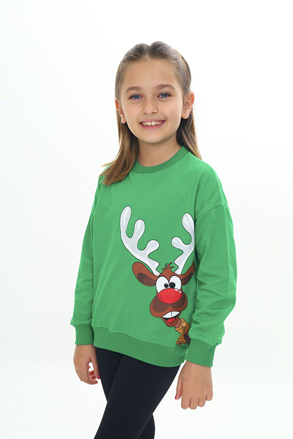 Toontoy Kız Çocuk Baskılı Sweatshirt