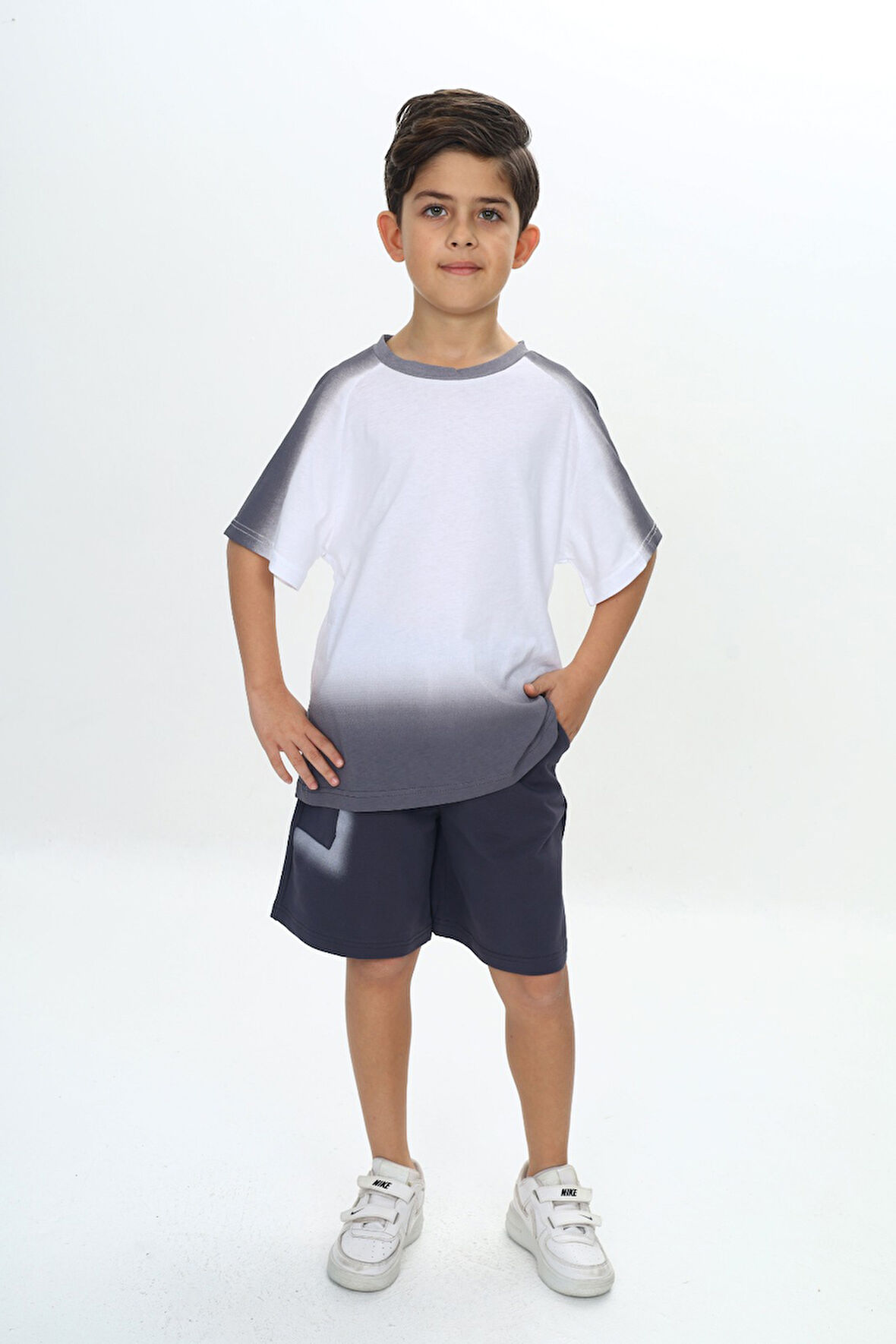 Toontoy Erkek Çocuk Garni Detaylı Şortlu Takım