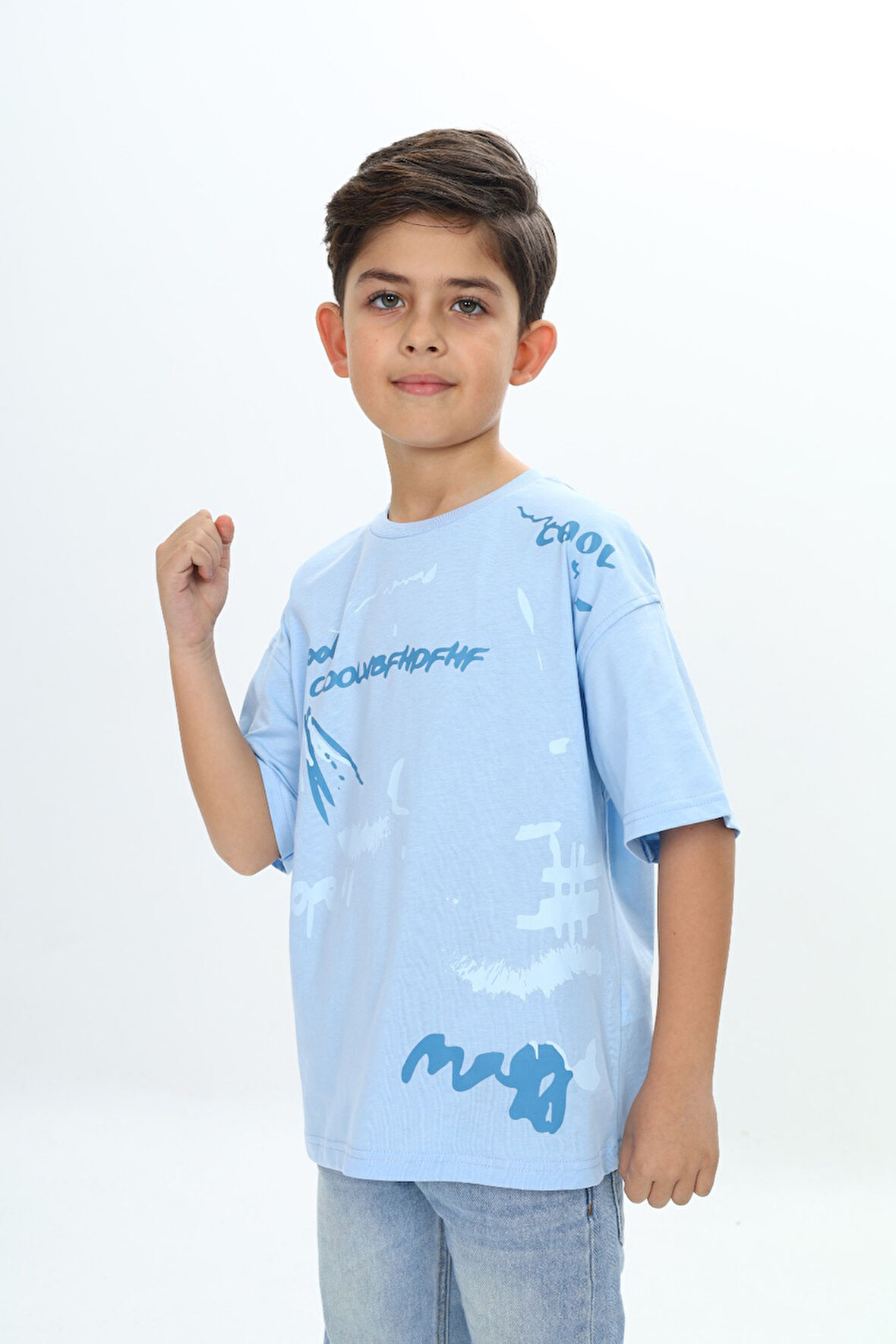 Toontoy Erkek Çocuk Grafiti Baskılı Tişört