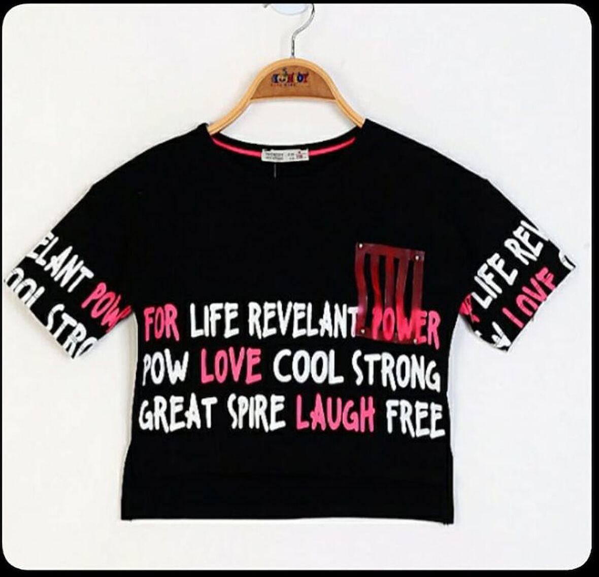 Toontoy Kız Çocuk  Baskılı Tişört