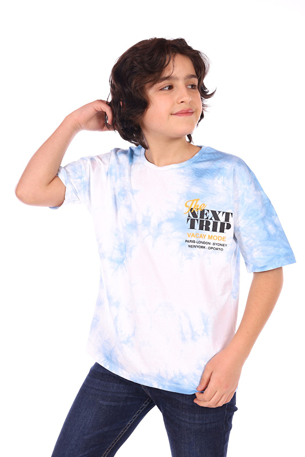 Toontoy Erkek Çocuk  Tişört Göğsü Baskılı