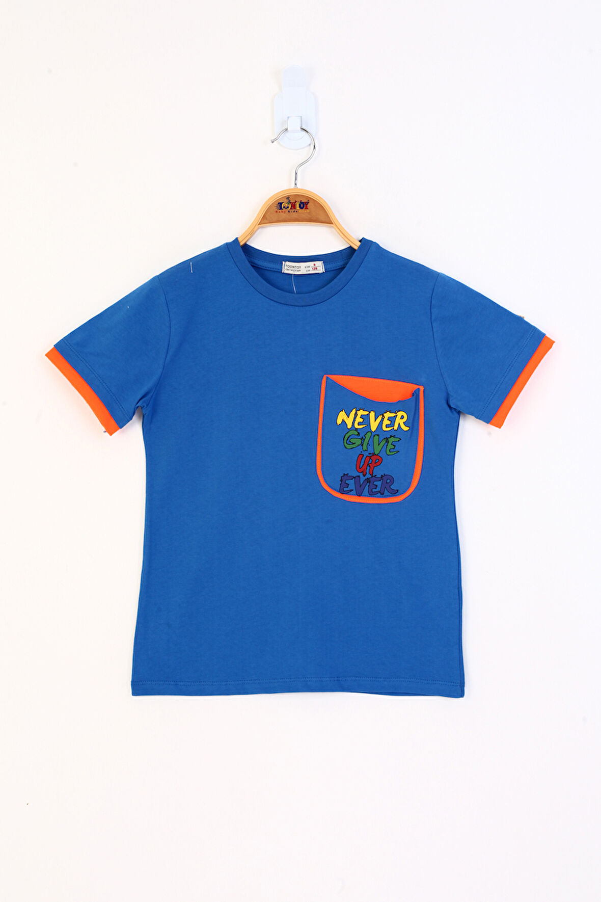 Toontoy Erkek Çocuk Cep Detaylı Baskılı Tişört