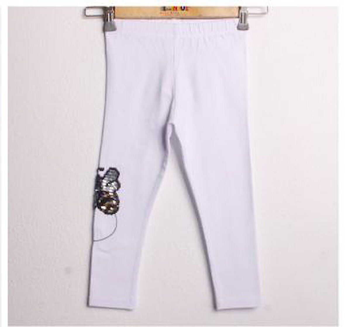 Toontoy Kız Çocuk Tayt Pul Arı Nakış