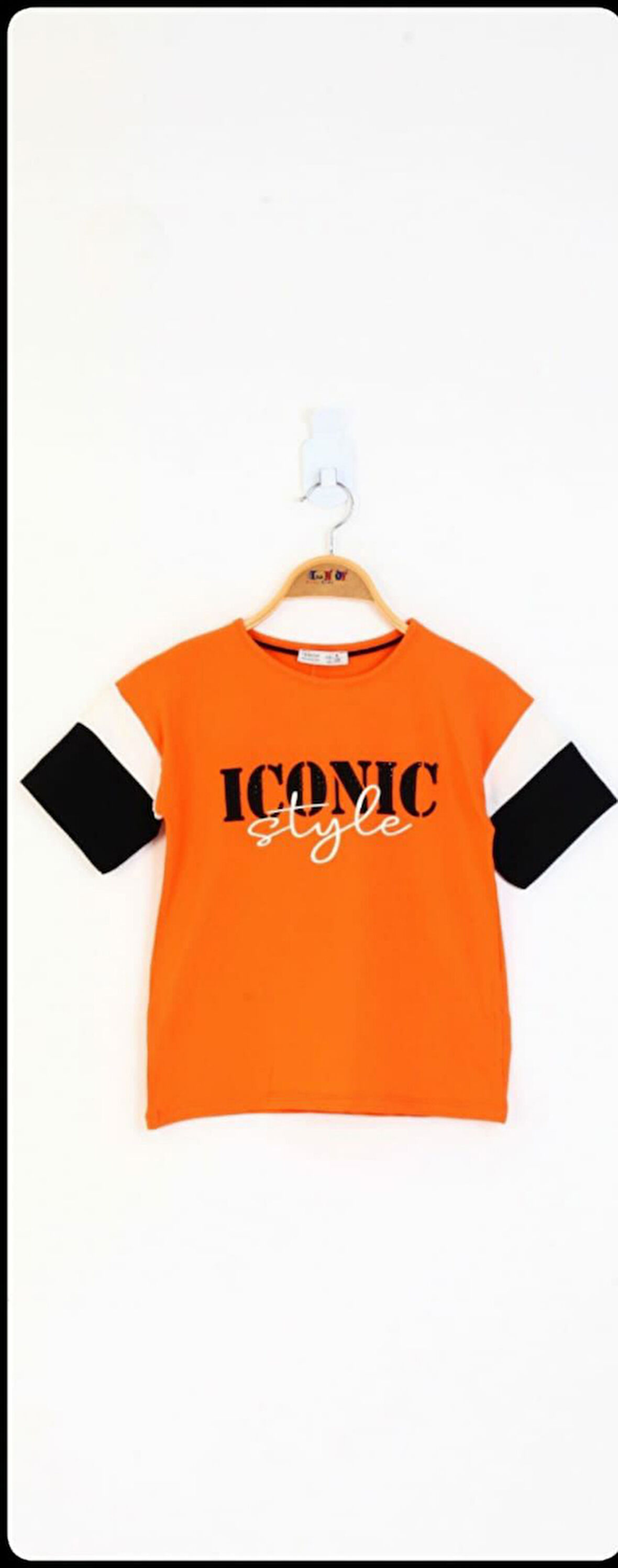 Toontoy Kız Çocuk Garni Detaylı Baskılı Tişört