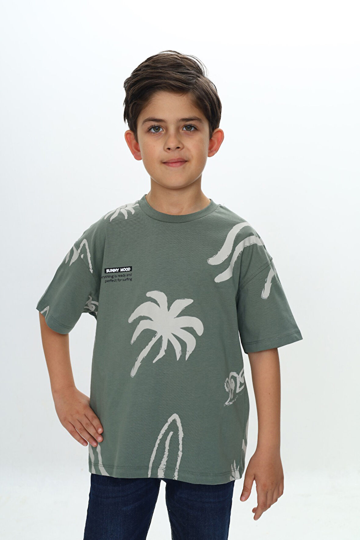 Toontoy Erkek Çocuk Komple Baskılı Tişört