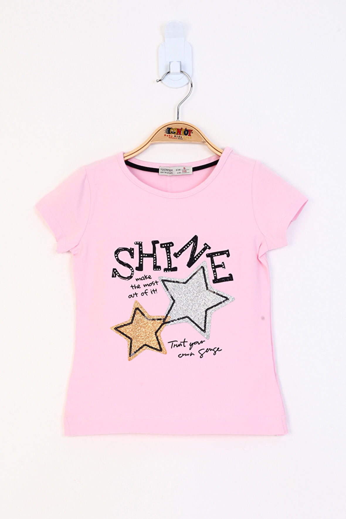 Toontoy Kız Çocuk Baskılı Tişört