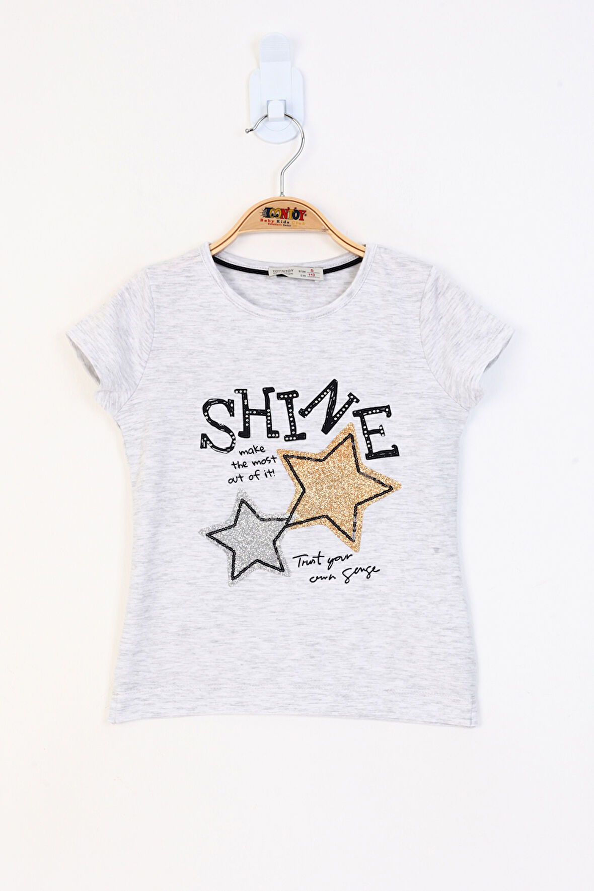 Toontoy Kız Çocuk Baskılı Tişört