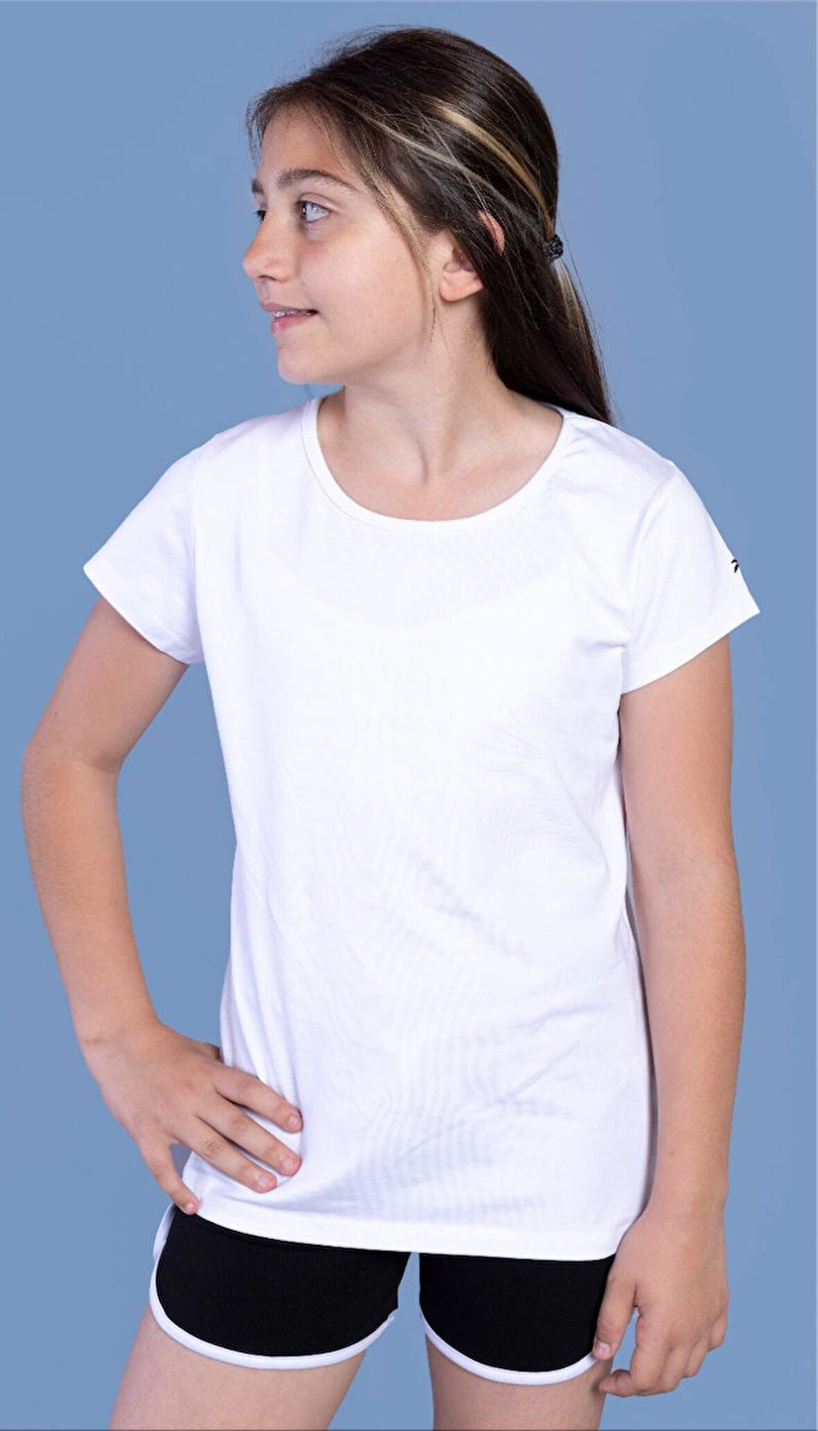 Toontoy Kız Çocuk Düz Tişört