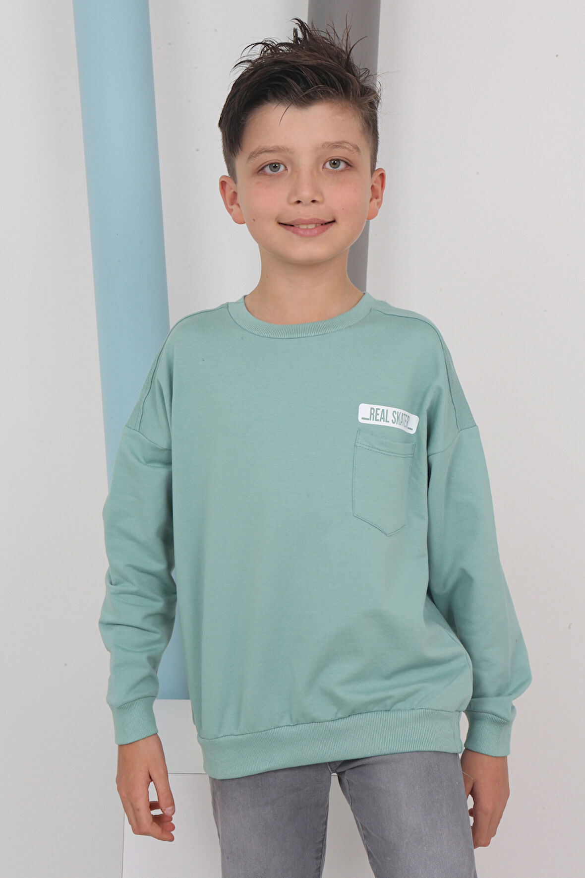 Toontoy Erkek Çocuk Baskılı Sweatshirt