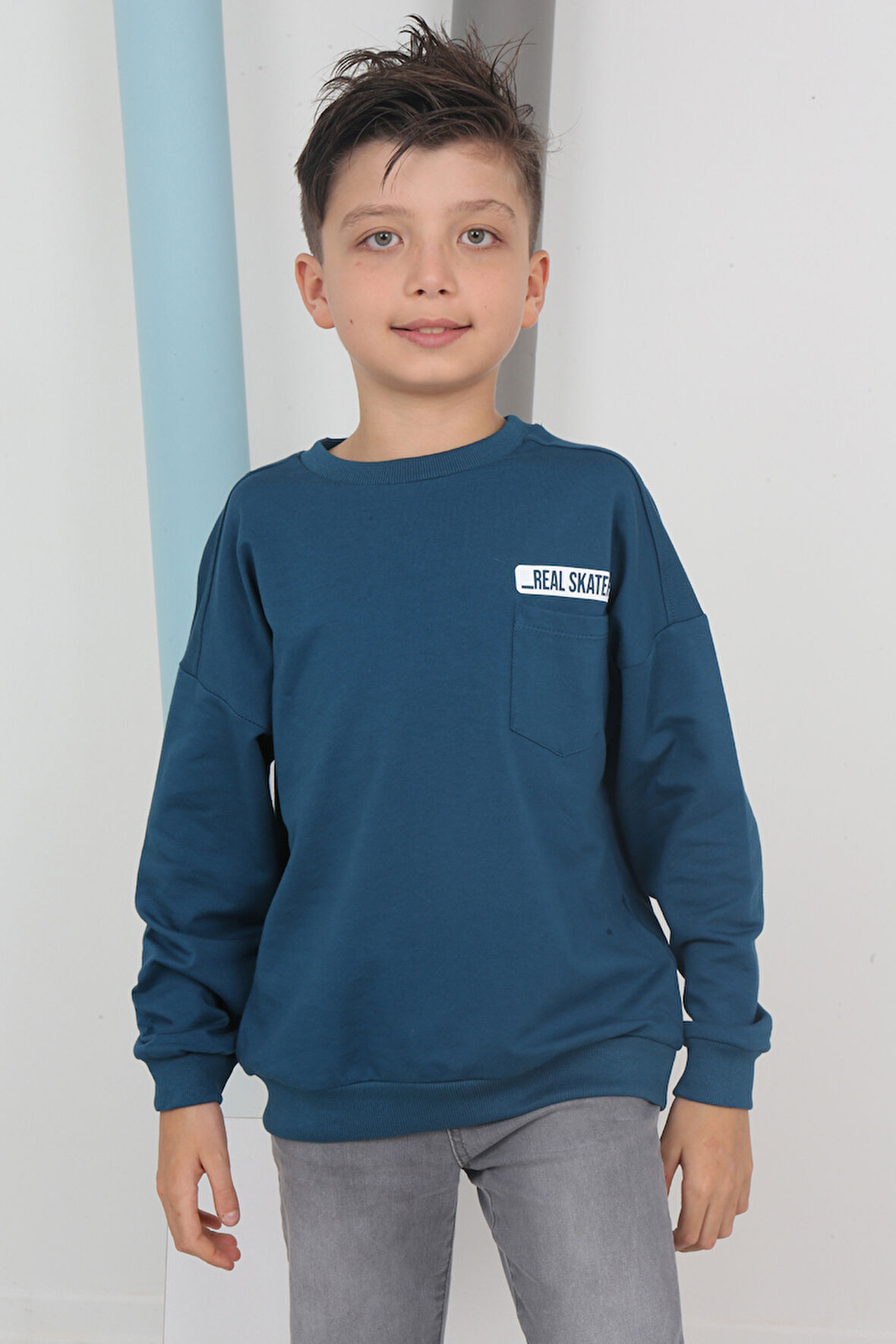 Toontoy Erkek Çocuk Baskılı Sweatshirt