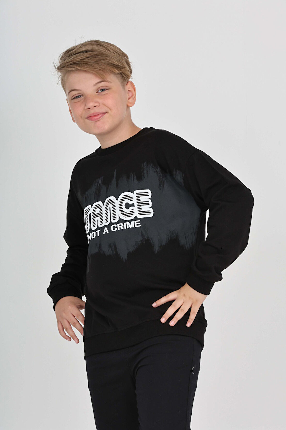 Toontoy Erkek Çocuk Stance Baskılı Sweatshirt