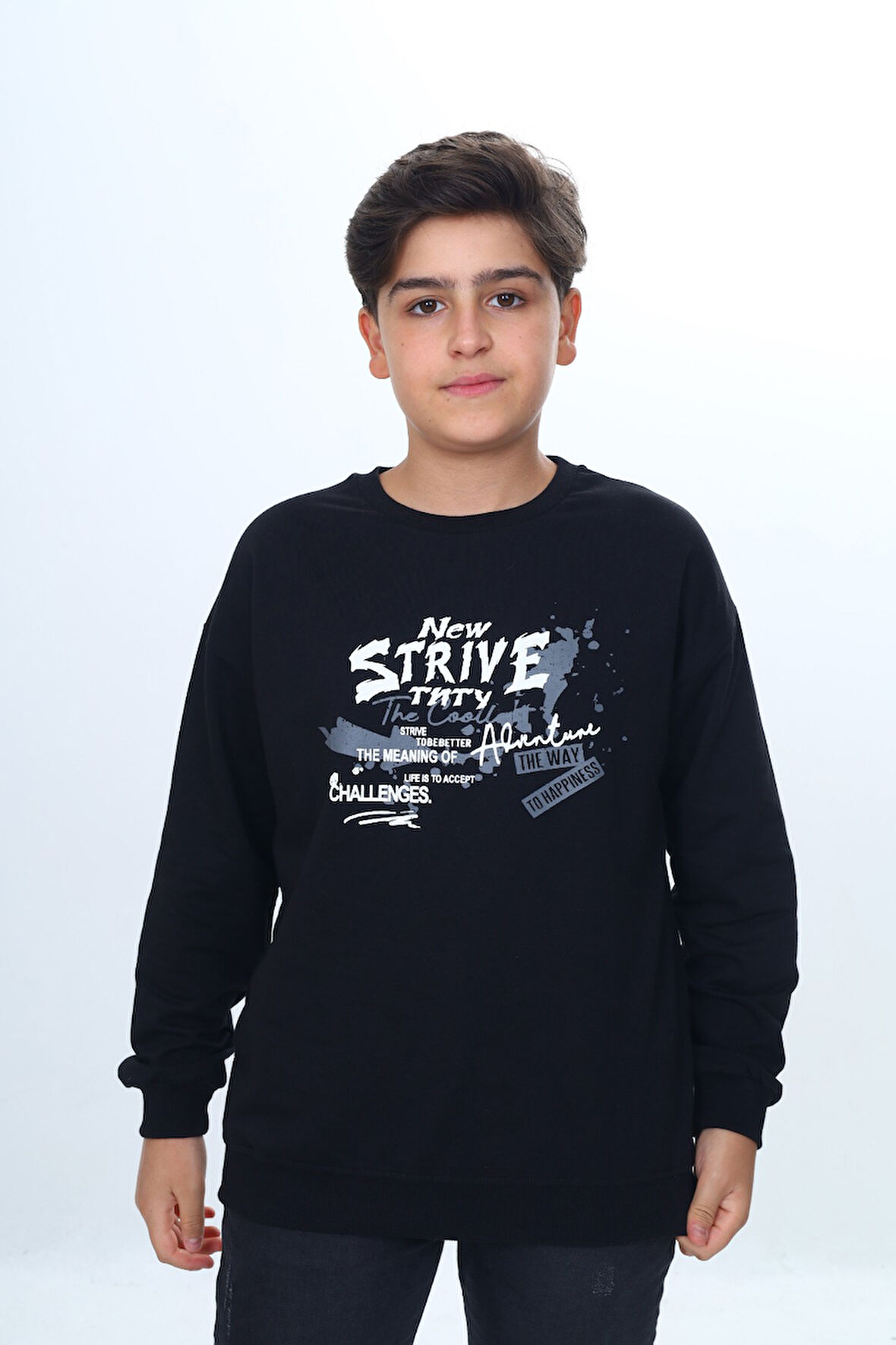 Toontoy Erkek Çocuk New Strıve Baskılı Sweatshirt
