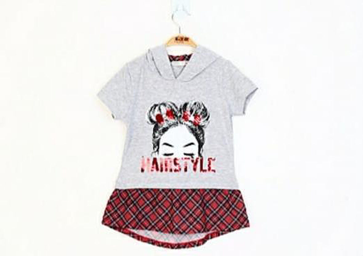 Toontoy Kız Çocuk Haırstyle Pul Palet Elbise