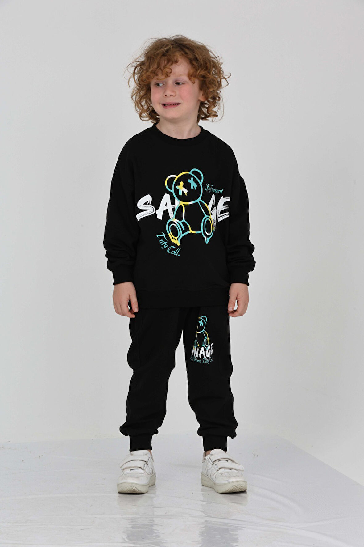 Toontoy Erkek Çocuk Savage Baskılı Eşofman Takım